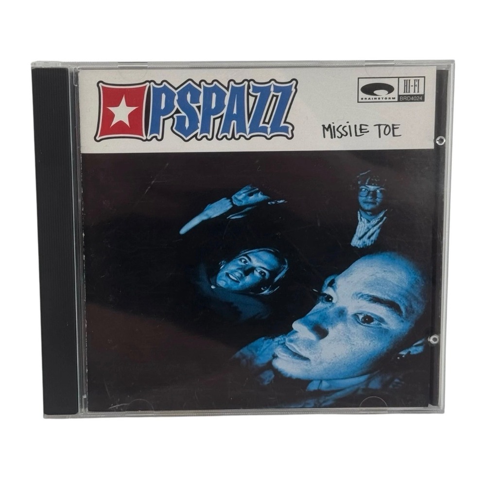 Pspazz Missile Toe CD 1995 Alternative Rock Brainstorm BRD4024 Rare Punk 90s